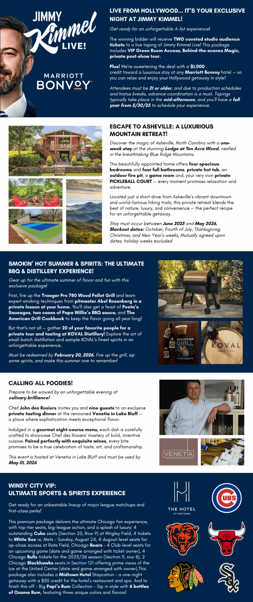 Live Auction Preview